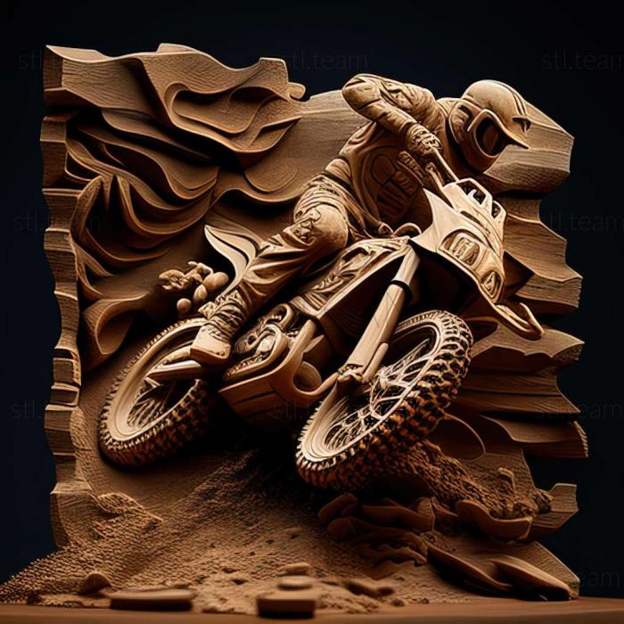 3D model MUD FIM Motocross World Championship game (STL)